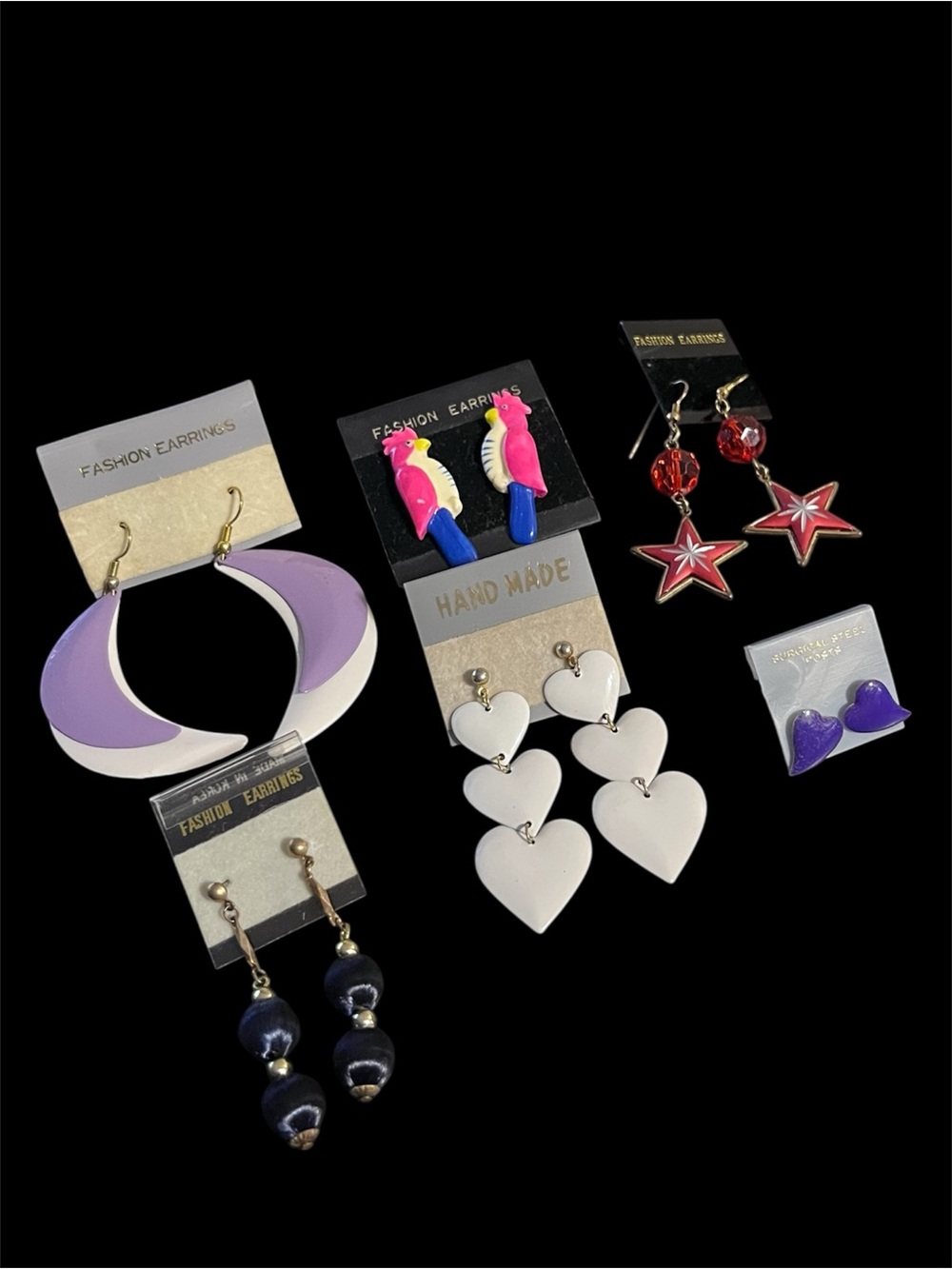 Vintage Assorted Women's Earrings